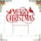 Glitzhome® 2ft. Merry Christmas Metal Yard Stake